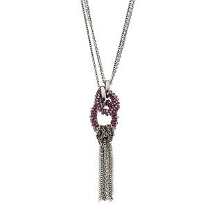 Simply Vera Vera Wang Nickel Free Looped Tassel Pendant Necklace