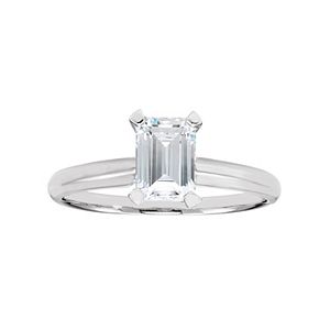 Evergreen Diamonds 1 Carat T.W. IGL Certified Lab-Created Diamond Solitaire Engagement Ring