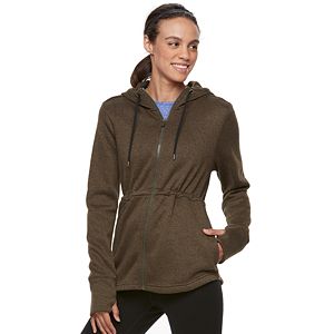 Women's Tek Gear Cinched-Waist Sweater Fleece Jacket