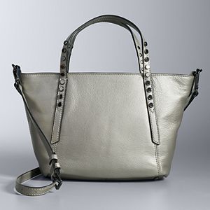 Simply Vera Vera Wang Studded Handle Mini Crossbody Tote