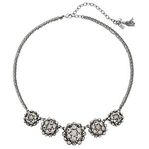Simply Vera Vera Wang Faceted Cluster Statement Necklace