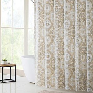 VC New York Alma Shower Curtain, Bath Rug & Hook Set