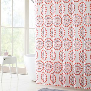 VC New York Maysam Shower Curtain, Bath Rug & Hook Set
