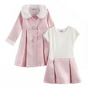 Toddler Girl Blueberi Boulevard Sparkly Dress & Jacket Set