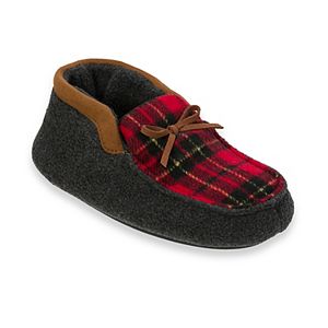 Dearfoams Plaid Boys' Slipper Boots