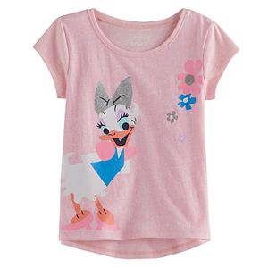 Disney's Daisy Duck Toddler Girl Slubbed Glitter Graphic Tee by Jumping Beans®