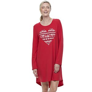Women's Croft & Barrow® Pajamas: Cabin Retreat Sleep Shirt