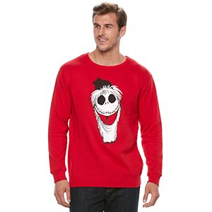 Big & Tall A Nightmare Before Christmas Jack Skellington Holiday Fleece Sweatshirt