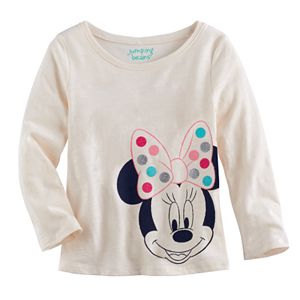 Disney's Minnie Mouse Baby Girl Long-Sleeve Graphic Tee by Jumping Beans®