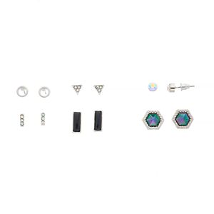 Mudd® Geometric Nickel Free Stud Earring Set