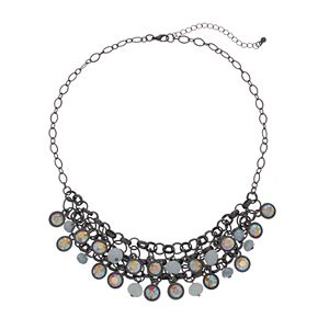 Mudd® Simulated Aurora Borealis Swag Necklace