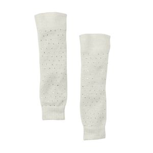 Girls 4-16 Solid Knit Rhinestone Legwarmers