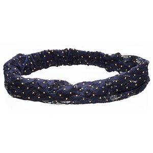 Mudd® Studded Lace Head Wrap