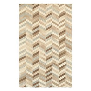 StyleHaven Indie Textured Chevron Wool Rug