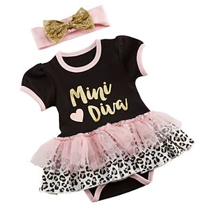 Baby Aspen My First Fashionista Outfit & Headband Set