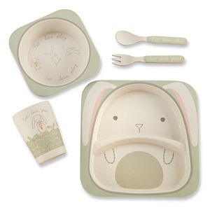 Baby Aspen Natural Baby Bunny 5-Piece Feeding Set