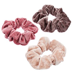 Mudd® Velvet Scrunchie Hair Tie Set