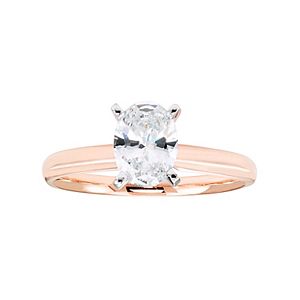 Evergreen Diamonds 1 Carat T.W. IGL Certified Lab-Created Diamond Solitaire Engagement Ring