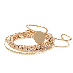 Mudd® Bangle, Cuff & Stretch Bracelet Set