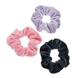 Mudd® Velvet Scrunchie Hair Tie Set