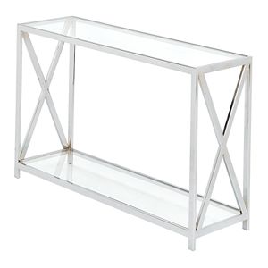 Madison Park Boston Glass Console Table