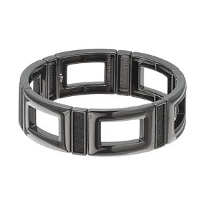 Open Rectangle Stretch Bracelet
