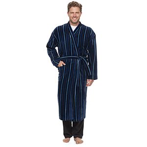 Men's Residence Velour Kimono Robe