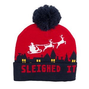 Wembley Holiday Musical Pom Beanie