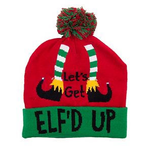 Wembley Holiday Light-Up Pom Beanie