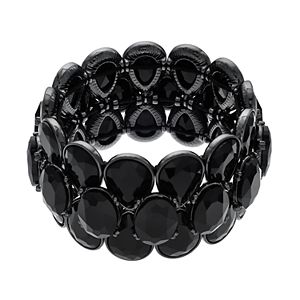 Tiered Stone Stretch Bracelet