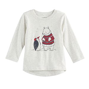 Baby Boy Jumping Beans® Bear & Penguin Drop Tail Graphic Tee