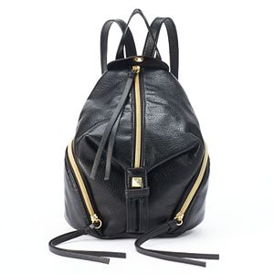 T-Shirt & Jeans Diagonal Zipper Mini Backpack