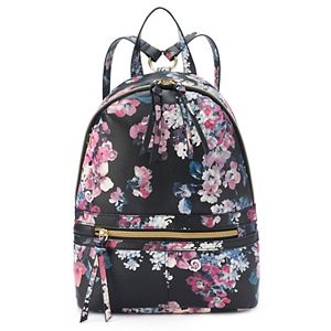 T-Shirt & Jeans Floral Mini Backpack