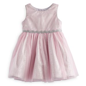 Baby Girl Youngland Pink Glitter Dress