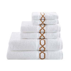 Madison Park Copula Embroidered 6-piece Cotton Towel Set