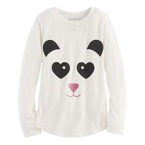 Girls 4-10 Jumping Beans® Panda Tee