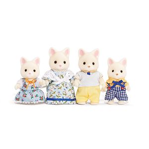 Calico Critters Silk Cat Family