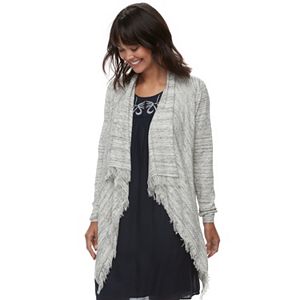 Women's SONOMA Goods for Life™ Fringe Flyaway Cardigan