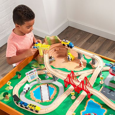 KidKraft Ride Around Town Train Table and Set