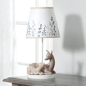 Lambs & Ivy Meadow Deer Lamp with Shade & Bulb