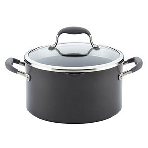 Anolon Advanced 6-qt. Hard-Anodized Nonstick Stockpot with Straining Lid