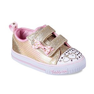 Skechers Twinkle Toes Shuffles Itsy Bits Toddler Girls' Light Up Shoes