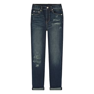 Girls 7-16 Levi's Destructed Rolled Cuff Girlfriend Jeans