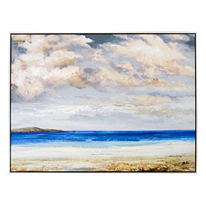 New View Beach Scene Canvas Wall Art