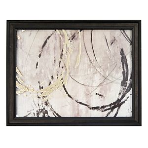 New View Metallic Open Circles Framed Wall Art