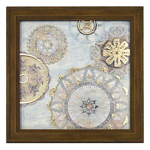 New View Metallic Moroccan Breeze Framed Wall Art