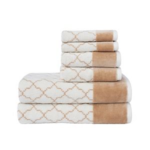 Loft by Loftex Lattice Luxe 6-piece Bath Towel Set