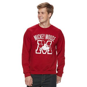 Men's Disney Mickey Mouse Crew Fleece