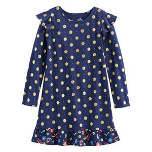 Disney / Pixar Coco Girls 4-7 Graphic Ruffle Dress by Jumping Beans®