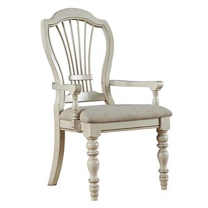 Hillsdale Furniture Pine Island Arm Dining Chair 2-piece Set